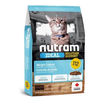 加拿大NUTRAM紐頓-I12專業理想系列-體重控制貓雞肉+豌豆 5.4kg(12lb)(NU-10274)