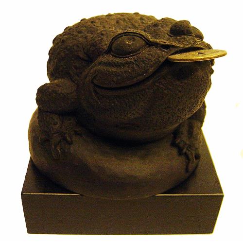 開運陶源] 一鼓作氣招財金蟾黑墨石招財咬錢蟾蜍|蟾蜍|ETMall東森購物網