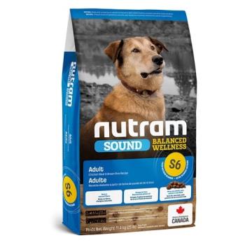 加拿大NUTRAM紐頓-S6均衡健康系列-雞肉+南瓜成犬 2kg(4.4lb)(NU-10226)