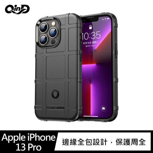 QinD Apple iPhone 13 Pro 戰術護盾保護套