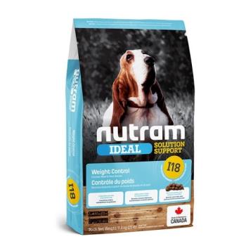 加拿大NUTRAM紐頓I18專業理想系列-體重控制犬雞肉+豌豆 2kg(4.4lb) (NU-10239)