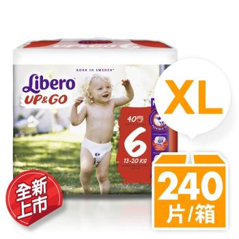 麗貝樂敢動褲6號-XL (40片x6包) 