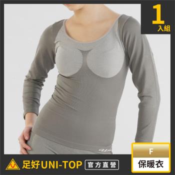 【 UNI-TOP足好】694竹炭抑菌負離子保暖衣 圓領衫.發熱衣.內搭衣.長袖上衣