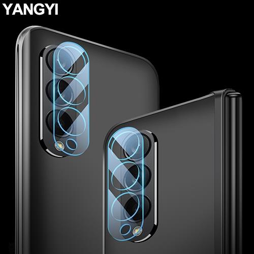 YANGYI揚邑-Samsung Galaxy Z Fold3 5G 防爆防刮弧邊3D一體包覆 9H鏡頭鋼化玻璃膜保護貼