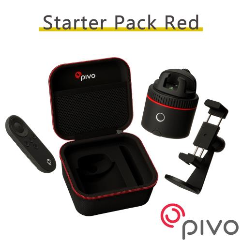 PIVO Pod Red 手機臉部追焦雲台-Red starter 套組│APP遙控 串流直播平台