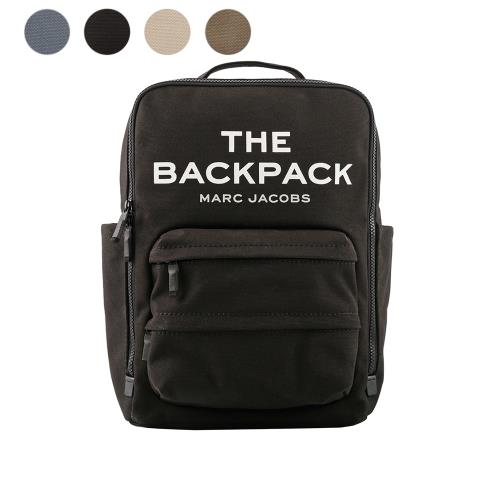 MARC JACOBS The Backpack 帆布雙拉鍊方形後背包(任選) H301M06SP21|長