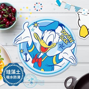 網狐家居-迪士尼Disney 唐老鴨造型 珪藻土超吸水餐墊28x30.1cm 正版授權 [現貨]