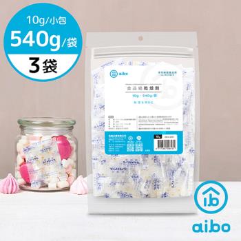 aibo 台灣製 5g 手作烘焙食品用玻璃紙乾燥劑(540g/袋)-3袋