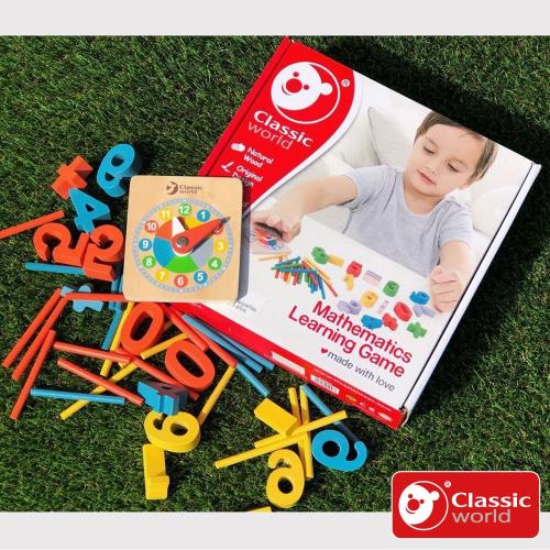 德國 classic world 客來喜經典木玩 數字學習遊戲《54563》