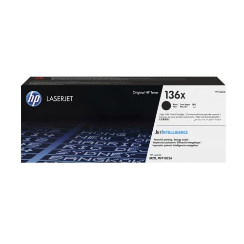 HP W1360X(136X) 黑色 原廠碳粉匣 適用LaserJet M236sdw