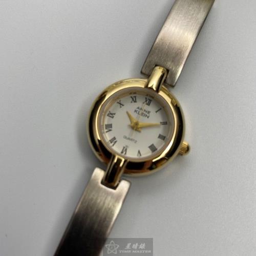 AnneKlein 安妮克萊恩女錶 20mm 銀圓形精鋼錶殼 白色羅馬數字錶面款 AN00640