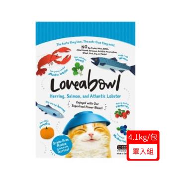 Loveabowl囍碗 無穀天然貓糧-全齡貓-鯡魚+鮭魚+大西洋龍蝦4.1KG