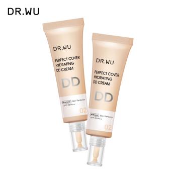 (買一送一)DR.WU超完美保濕DD霜(自然色)SPF28 40ML 共2入