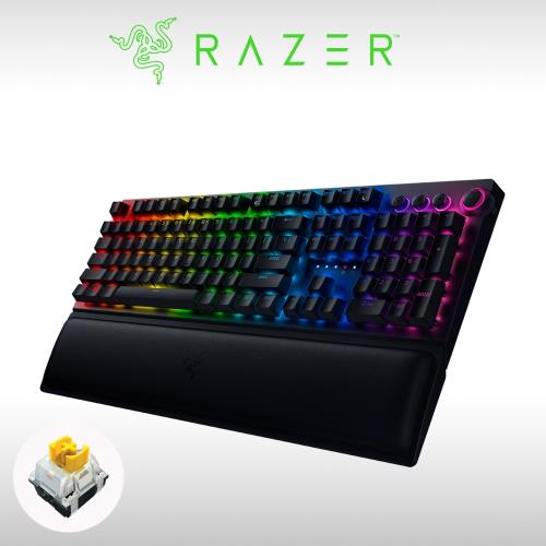 Razer 雷蛇blackwidow V3 Pro 黑寡婦蜘幻彩版v3 Pro 電競鍵盤中文 黃軸 Razer 雷蛇 Etmall東森購物網