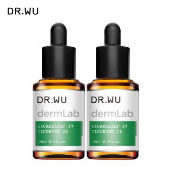 DR.WU 1%積雪草舒敏修護精華15ML(2入組)-共2入