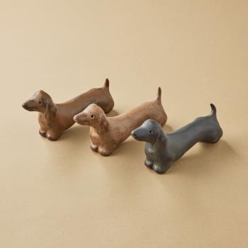 安達窯 - 日垚動物 - 臘腸狗 - 任選兩件組