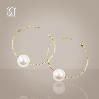 晉佳珠寶 Gemdealler Jewellery 精緻美學境界 AKOYA珍珠設計款耳環 6.5mm
