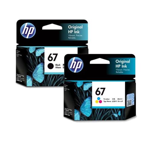 HP NO.67 黑色 (3YM56AA)1入+HP NO.67 彩色(3YM55AA) 1入 原廠墨水匣 適用HP 6020/6420/1212/2332