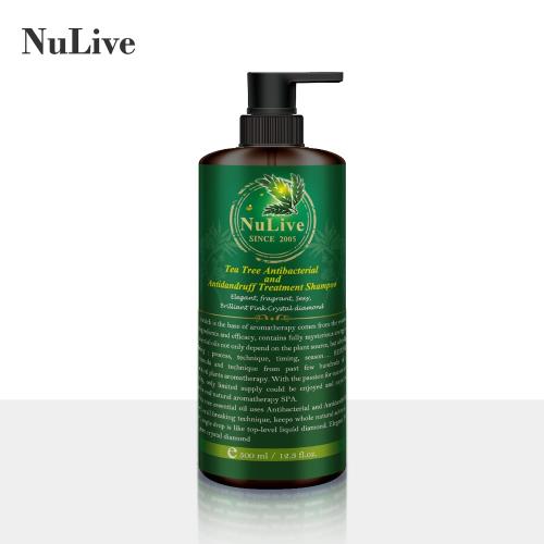 【NuLive】頭皮SPA系列天然茶樹精油抑抗制菌淨化深層清潔控油去屑止癢調理頭皮洗髮精(500ml*4入)