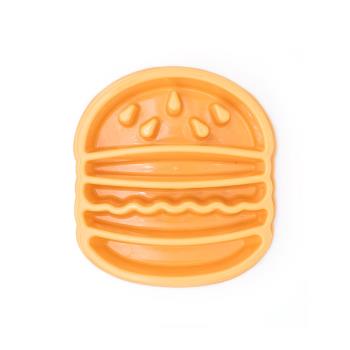 ZippyPaws美味防滑慢食寵物碗 三層大漢堡