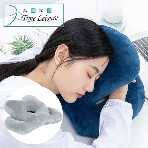 Time Leisure 辦公室午休神器 環抱式舒眠午休枕/旅行枕 灰熊