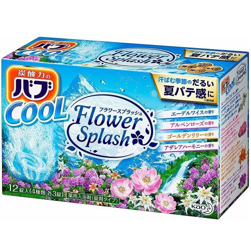 日本品牌 花王KAO 四合一溪谷之花泡澡錠 12錠