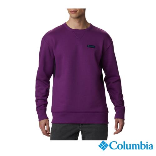 Columbia 哥倫比亞 男女款 – 撞色刷毛長袖上衣-紫色 UAE21540PL