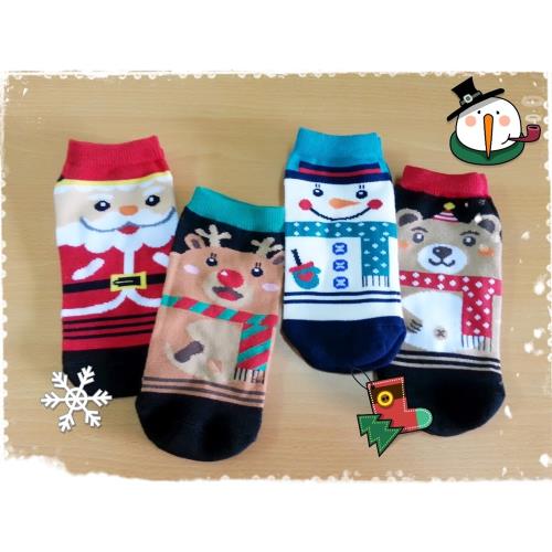 [ TRUST ME ] 聖誕襪4雙組聖誕短襪 耶誕交換禮物