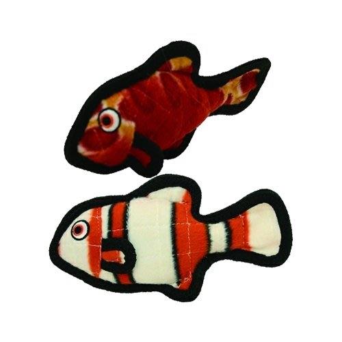 美國Tuffy 耐咬海洋系列 尼莫/紅紅小丑魚(小)  狗玩具