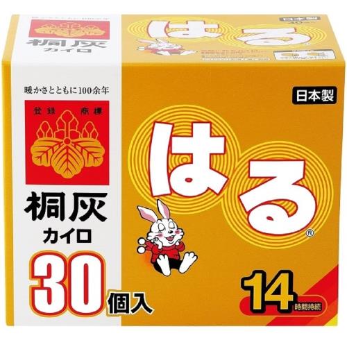 日本 小林製藥 小白兔 桐灰 暖暖貼 粘貼用30貼入