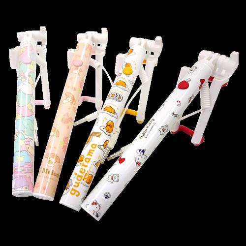 網狐家居-三麗鷗Sanrio 縮自拍棒 四款任選 [現貨] 雙子星/美樂蒂/hello kitty/凱蒂貓/蛋黃哥