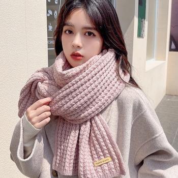 《Caroline》圍巾 handmade 韓國流行圍巾毛線純色圍巾保暖圍巾 73792