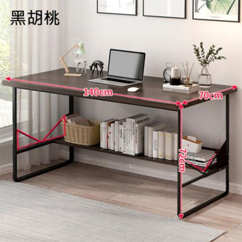 【職人家居】簡約鐵架電腦桌/工作桌/學習桌-寬140×70CM