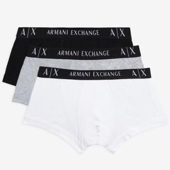 A/X 2021男時尚合身黑灰白色四角內褲混搭3件組