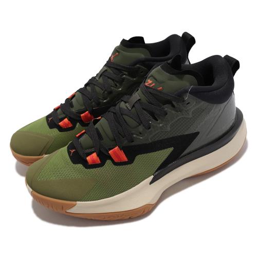 Nike 籃球鞋 Jordan Zion 1 PF 男鞋 喬丹 氣墊 避震 包覆 明星款 錫安 綠 卡其 DA3129-300 [ACS 跨運動]