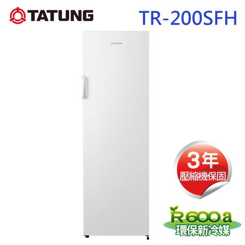 【TATUNG大同】203公升直立式冷凍櫃(TR-200SFH)