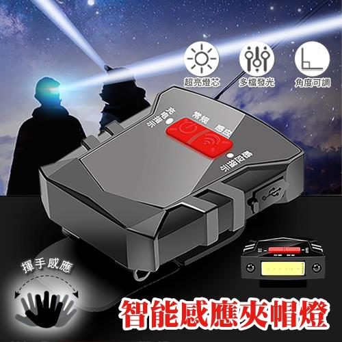  【優思居】便攜超亮防水LED夾帽燈