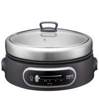 SANLUX台灣三洋4公升不鏽鋼黑色電火鍋HPS-40F-D