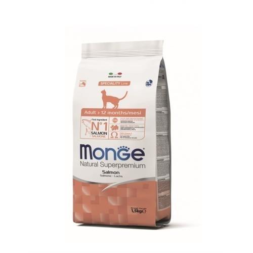 MONGE瑪恩吉天然全能-成貓配方(鮭魚) 10kg (MN35010)