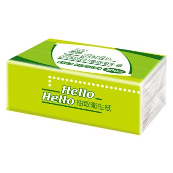 Hello綠色環保抽取式衛生紙100抽48包