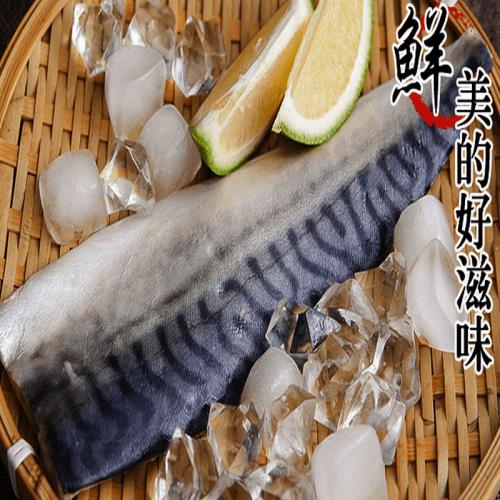 【海之醇】挪威薄鹽鯖魚片-18片組(165g±10%/片)