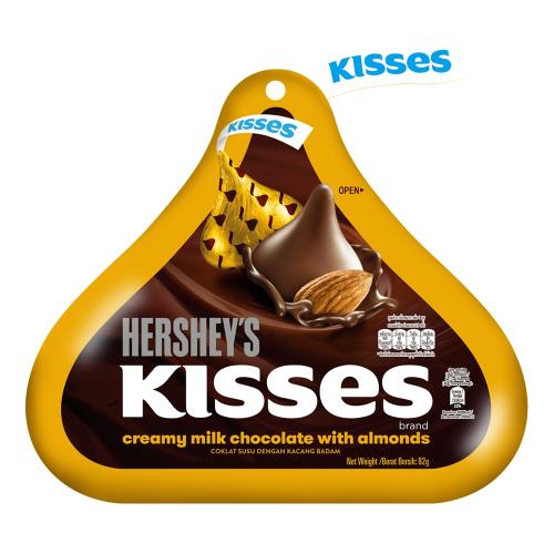 【Hersheys 好時】Kisses水滴杏仁夾餡牛奶巧克力