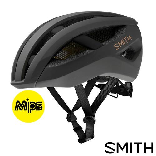 美國SMITH Network MIPS® Koroyd®蜂巢結構單車安全帽-消光深灰