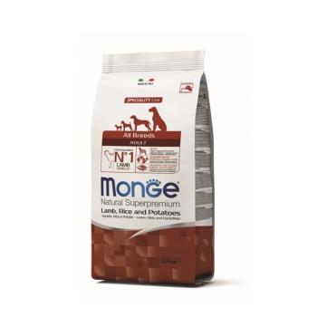 MONGE瑪恩吉天然呵護-成犬配方(羊肉+米+馬鈴薯) 2.5kg (MN21002)(下標數量2+贈神仙磚)