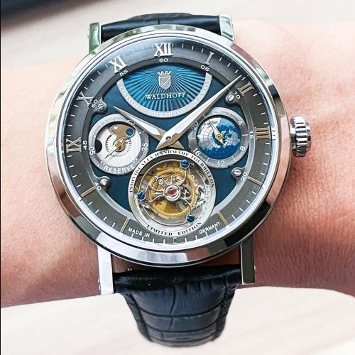 WALDHOFF德國沃德弗】MW-05-BM 手動上鍊錶|沃