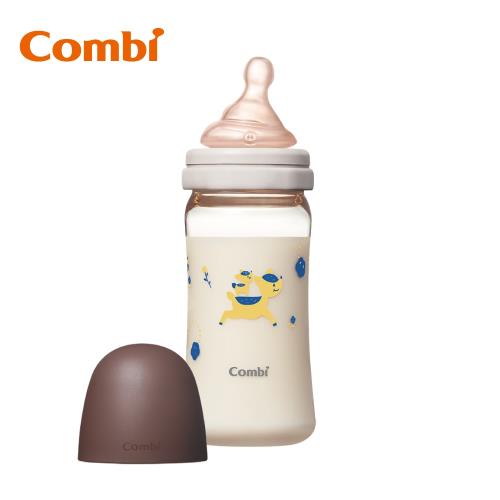 日本Combi 真實含乳寬口玻璃奶瓶_240ml