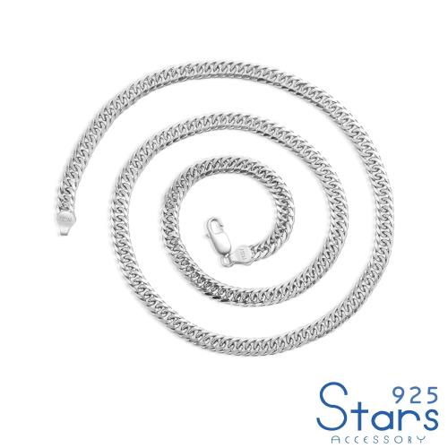 【925 STARS】純銀925潮牌經典50CM馬鞭古巴項鍊 A款 0.4CM寬 純銀項鍊 造型項鍊 