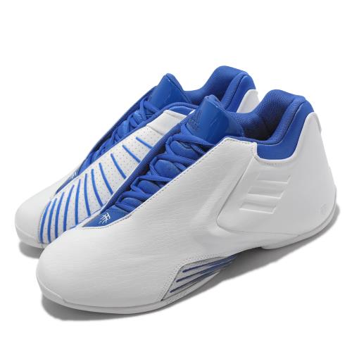 adidas 籃球鞋 TMAC 3 Restomod 運動 男鞋 經典復刻 明星款 避震包覆 皮革 反光 白藍 G58904 [ACS 跨運動]