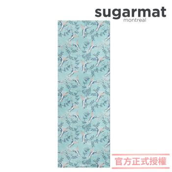 加拿大Sugarmat 麂皮絨天然橡膠加寬瑜珈墊(3.0mm) 蜂鳥飛舞 Humming Suede