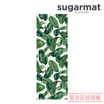 加拿大Sugarmat 麂皮絨天然橡膠加寬瑜珈墊(3.0mm) 熱帶雨林 Tropical Leaf